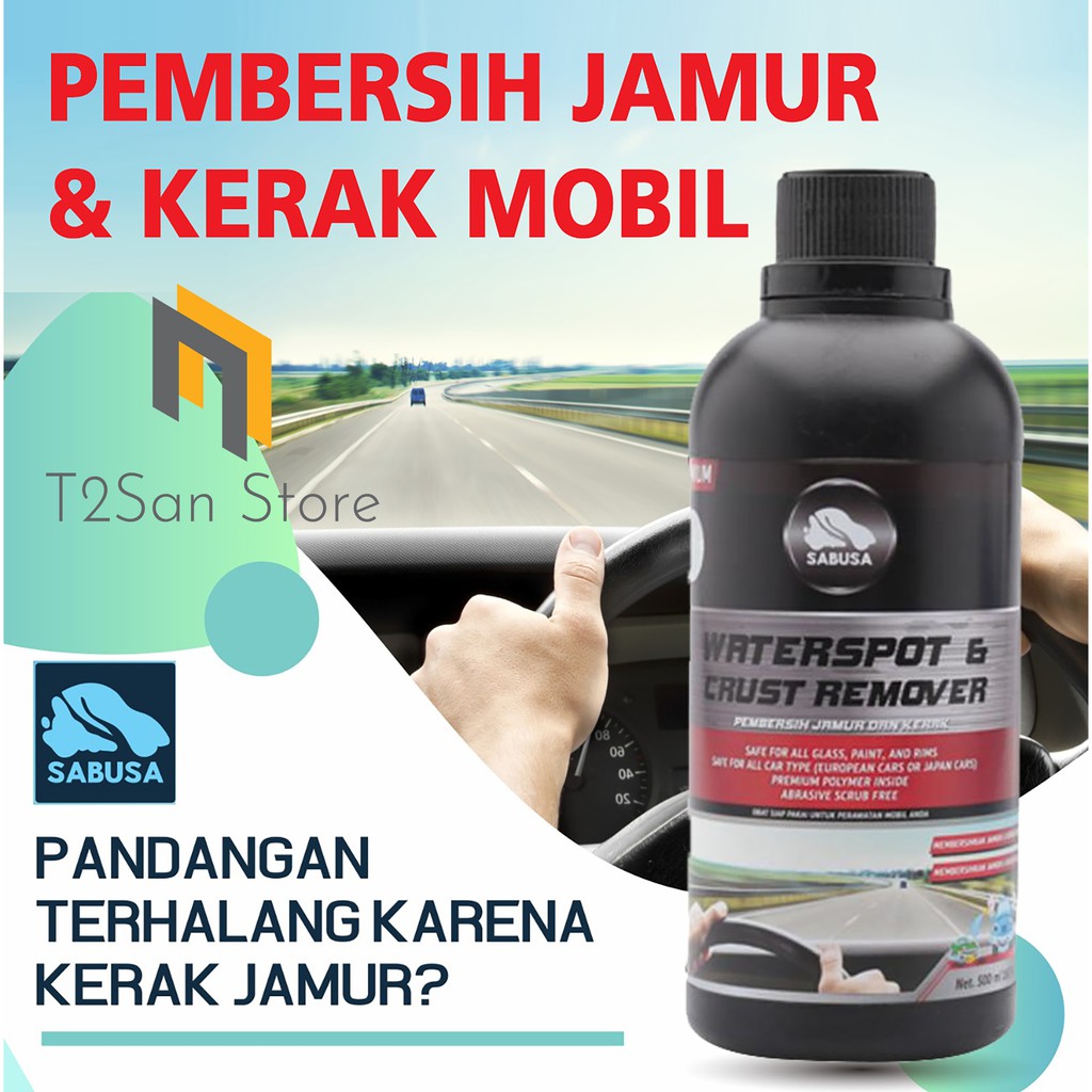 Jual Obat Pembersih Jamur Kerak Kaca Body Mobil Waterspot Crust