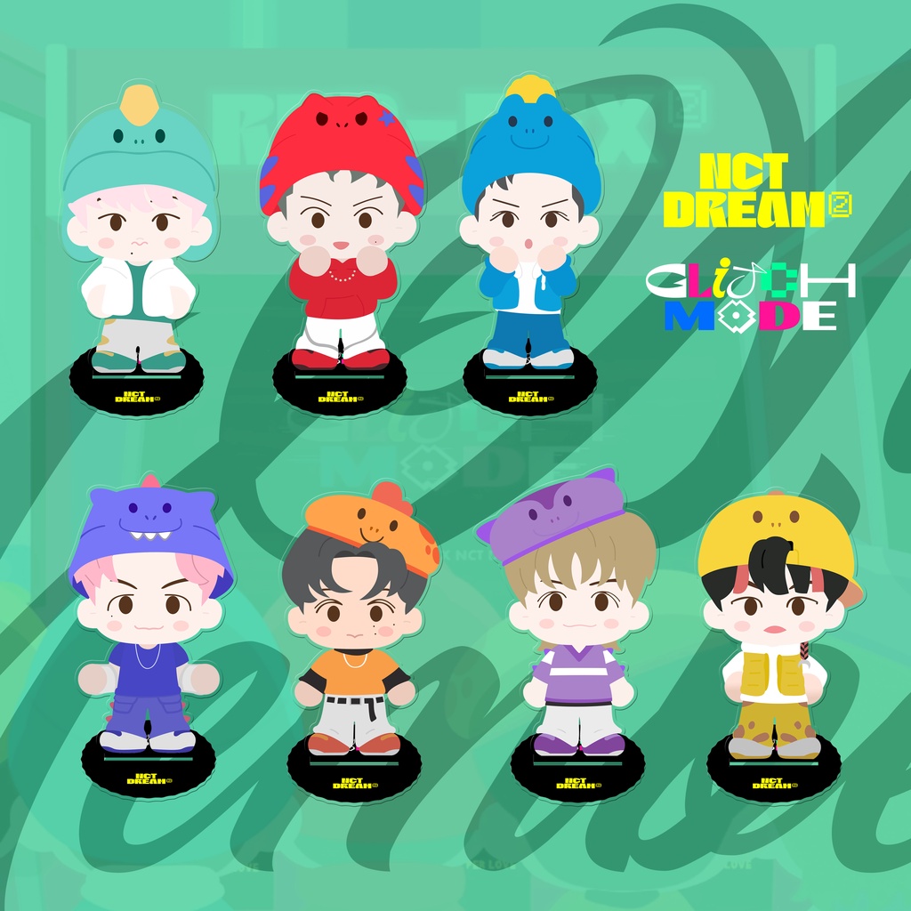 Jual Standee Nct Dream Glitch Mode X Pinkfong Standing Acrylic Shopee