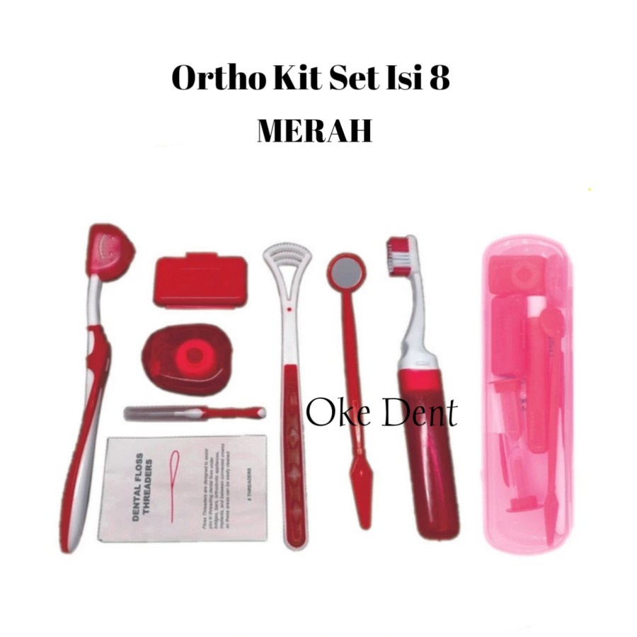 Jual Orthodontic Kit Dental Ortho Kit Cleaning Set Travel Travelling