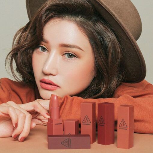 Jual Nude Fullset 5 Korean Lipstik Gratis Eyeliner Cantik Anti Air