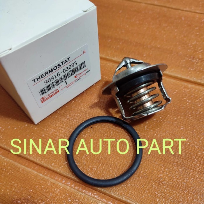 Jual THERMOSTAT RADIATOR PENGUKUR SUHU TOYOTA KIJANG 5K 7K BENSIN EFI 1