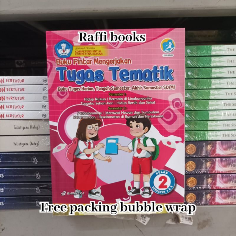 Jual Buku Pintar Mengerjakan Tugas Tematik Kelas Sd Mi K