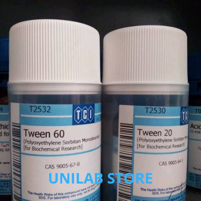 Jual Tween 60 TCI Chemicals CAS RN9005 67 8 5 Gram Shopee Indonesia