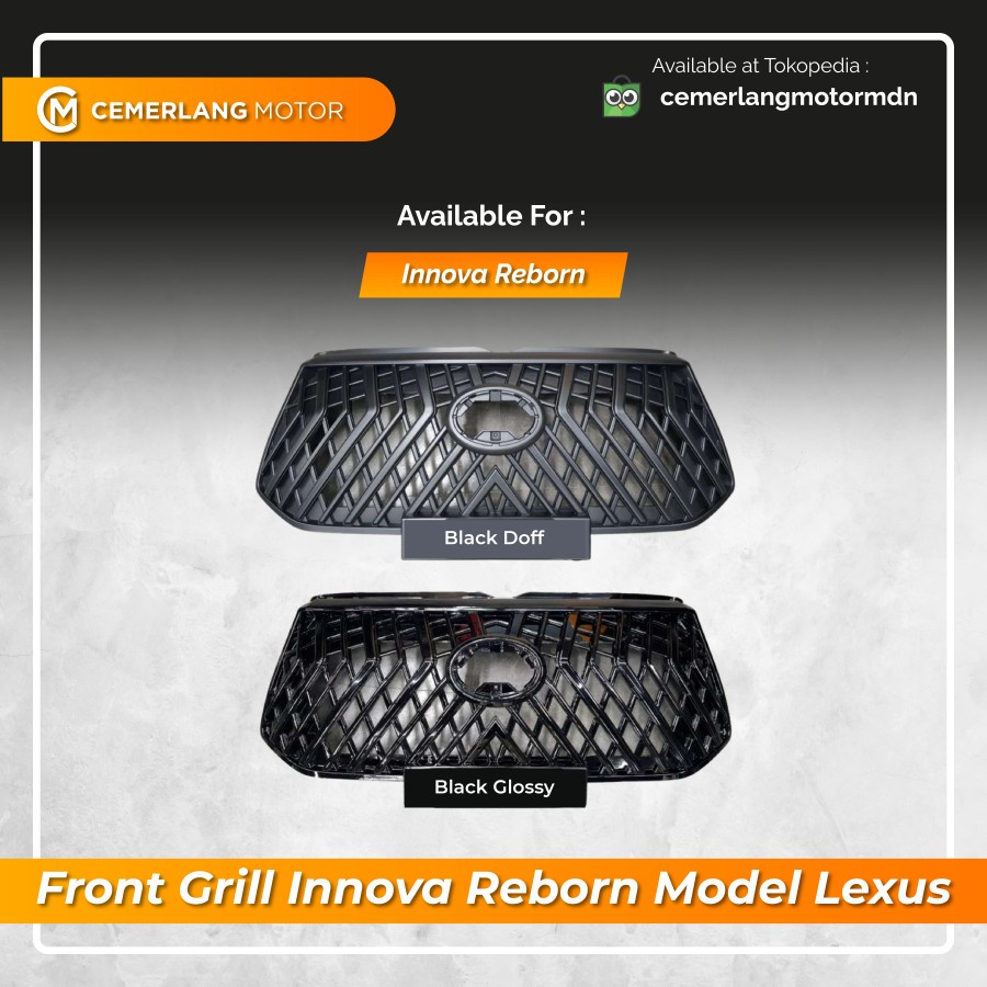 Jual Front Grill Innova Reborn Model Lexus Shopee Indonesia