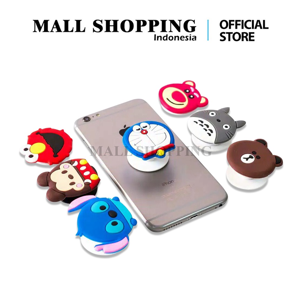 Jual RANDOM Popsocket 3D Character POP SOCKET Cartoon Popsoket PVC