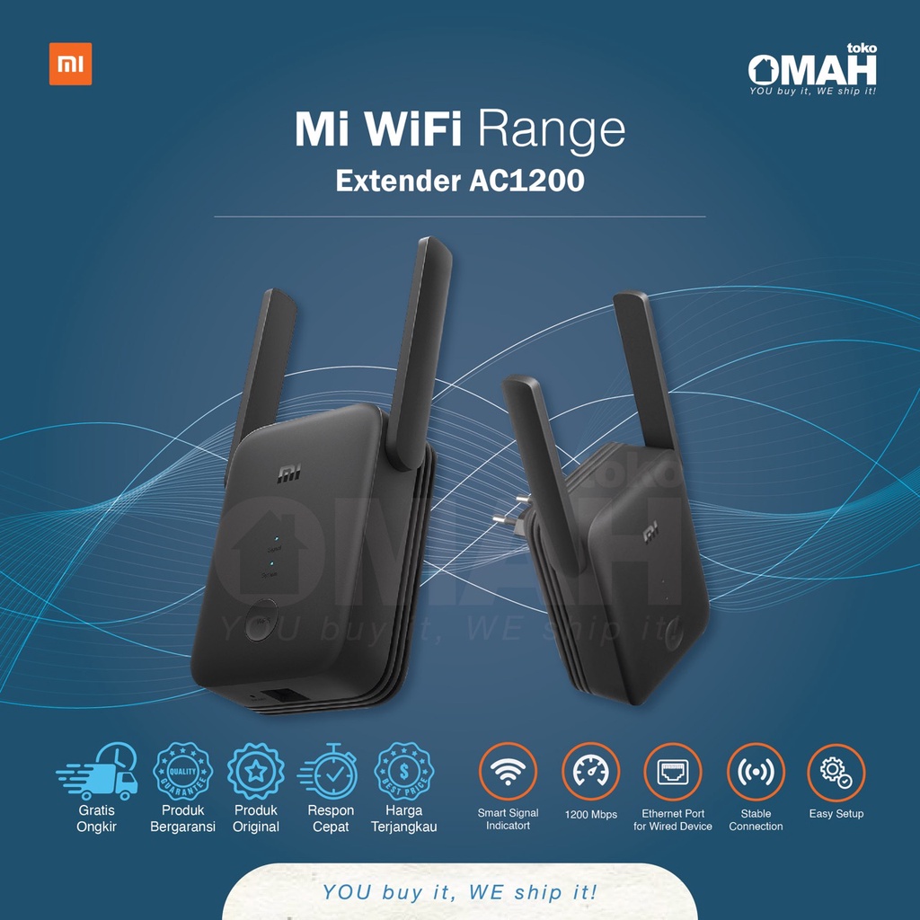 Jual XIAOMI Mi Wifi Range Extender Pro AC1200 5G Repeater Global