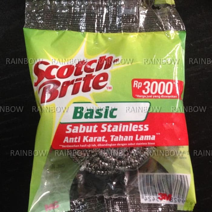 Jual 3M Scotch Brite Sabut Stainless Sabut Kawat Cuci Piring T57