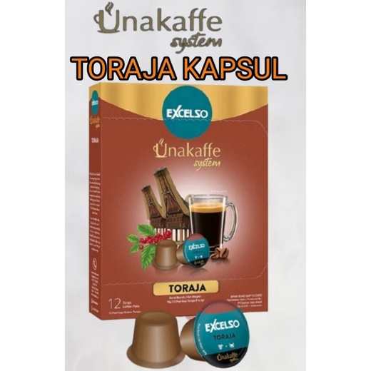 Jual Kopi Kapsul Excelso Unakaffe Toraja Box Pods Gram