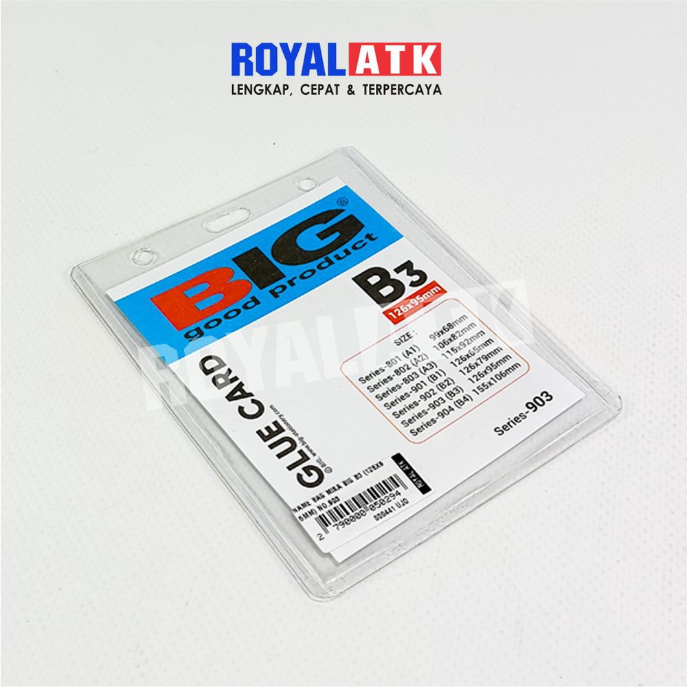 Jual Plastik Mika Id Card Big Name Tag Glue Card Keplek Mika Id