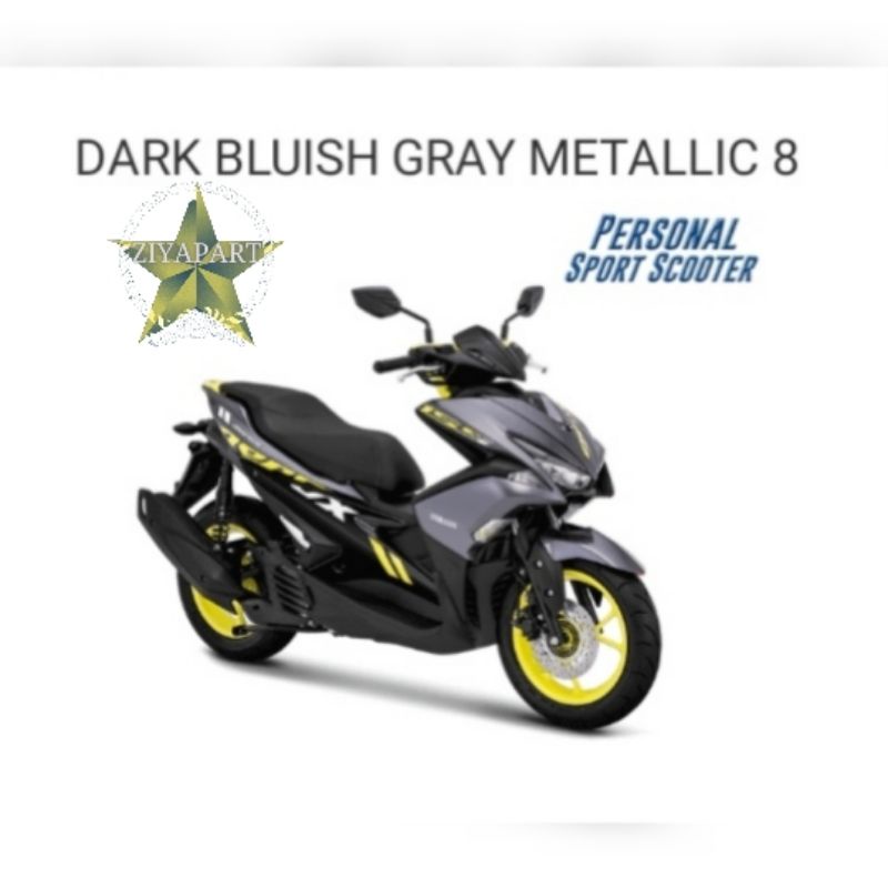 Jual Paket Full Set Body Halus Aerox Abu Metalik Original Yamaha