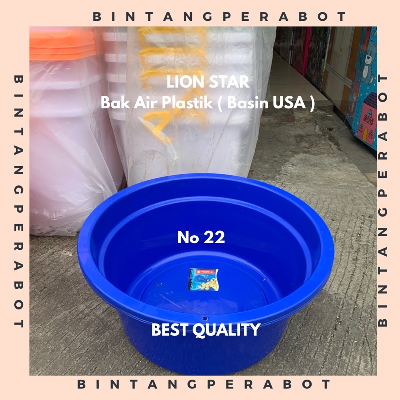 Jual LION STAR Bak Baskom Air Plastik No 20 22 24 27 30 Bak Air