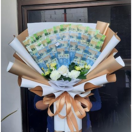 Jual Buket Uang Isi 2 2jt 3 5jt PO H 1 Buket Wisuda Wedding Bucket