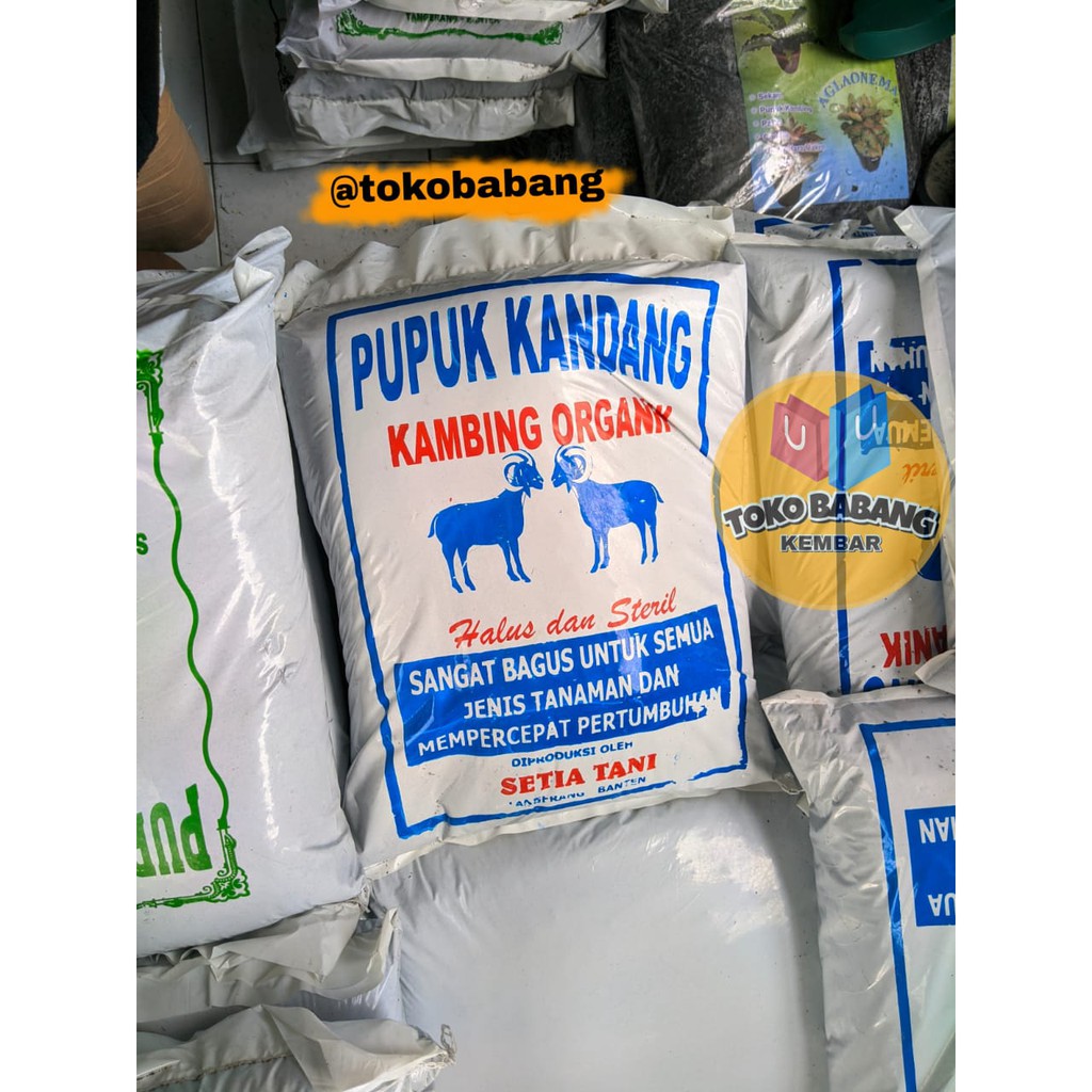 Jual Pupuk Kandang Kambing Organik Kusus Grab Gojek Shopee Indonesia