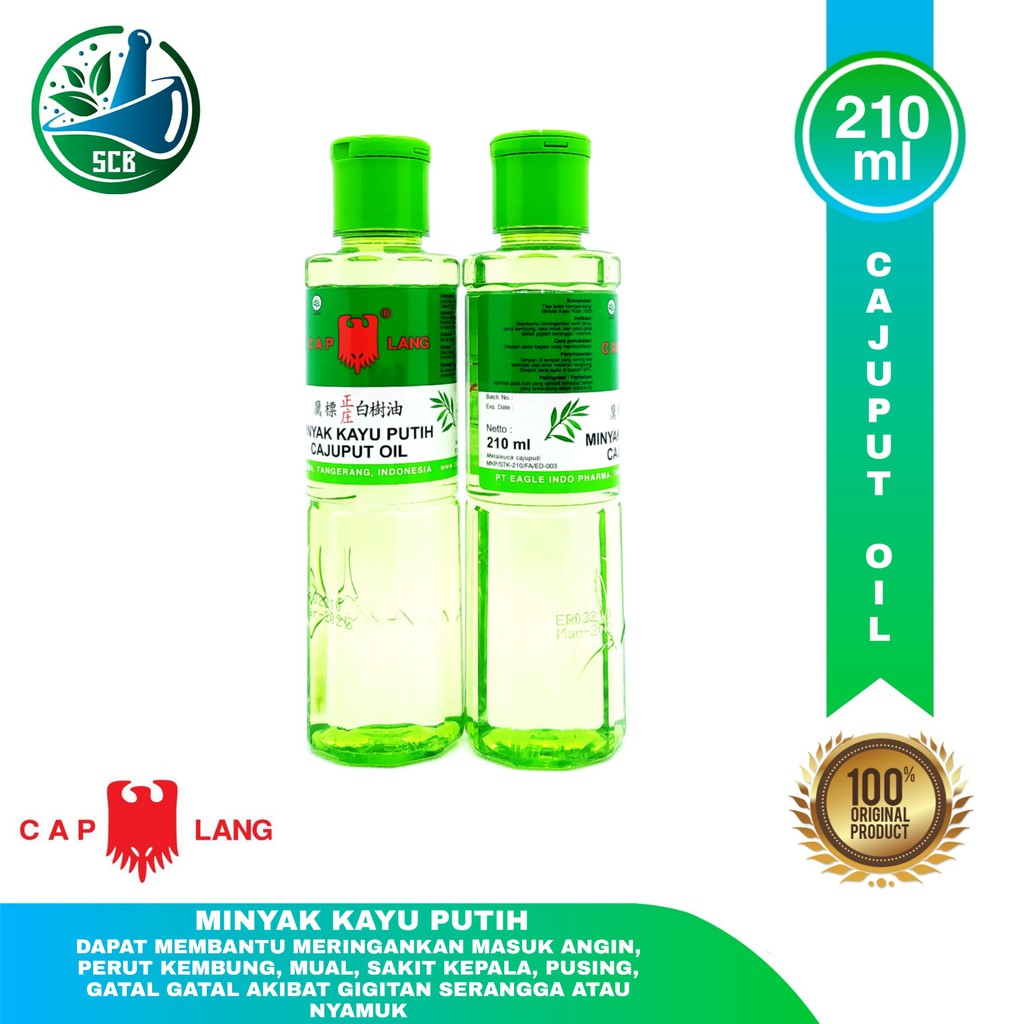 Jual Minyak Kayu Putih Cap Lang Cajuput Oil Minyak Kayu Putih 60mL