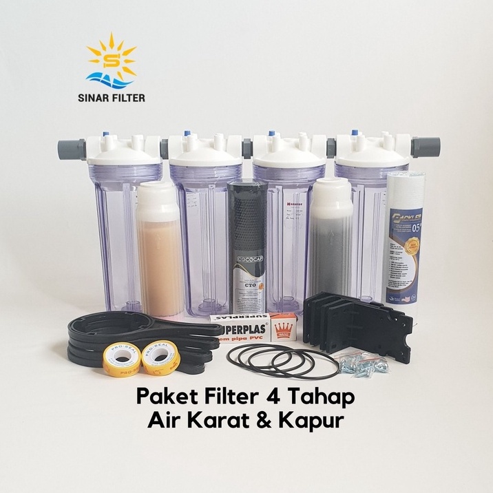 Jual Paket Filter Air Sumur Filter Air Kapur Housing Inch