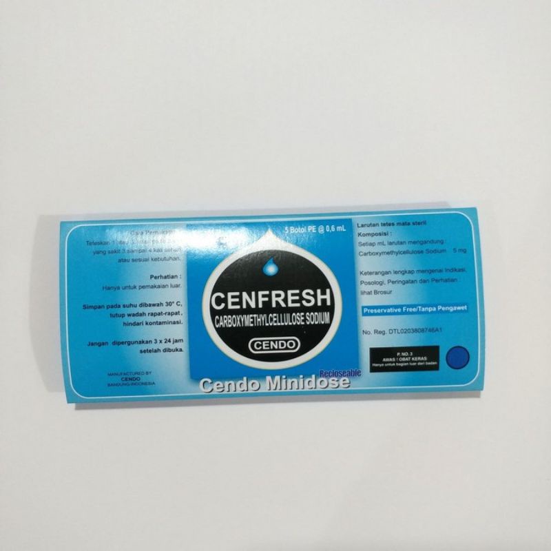 Jual Cendo Cenfresh Minidose Tetes Mata Shopee Indonesia