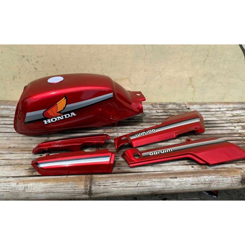 Jual Body Set Tangki Honda Win 100 Box Aki Honda Win Shopee Indonesia