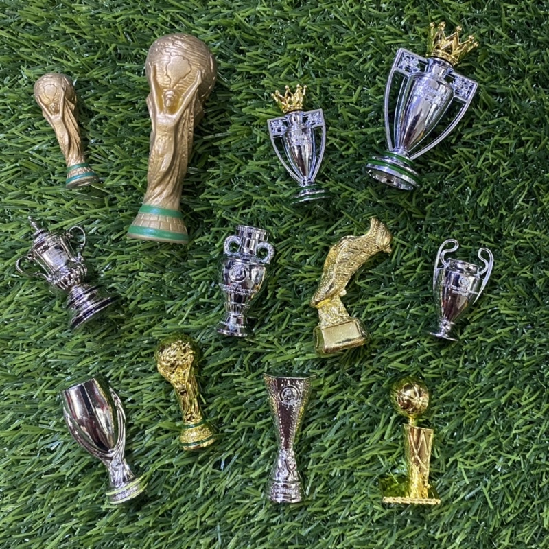 Jual Figure Miniatur Trofi Piala Sepakbola Football Trophy Mini Size