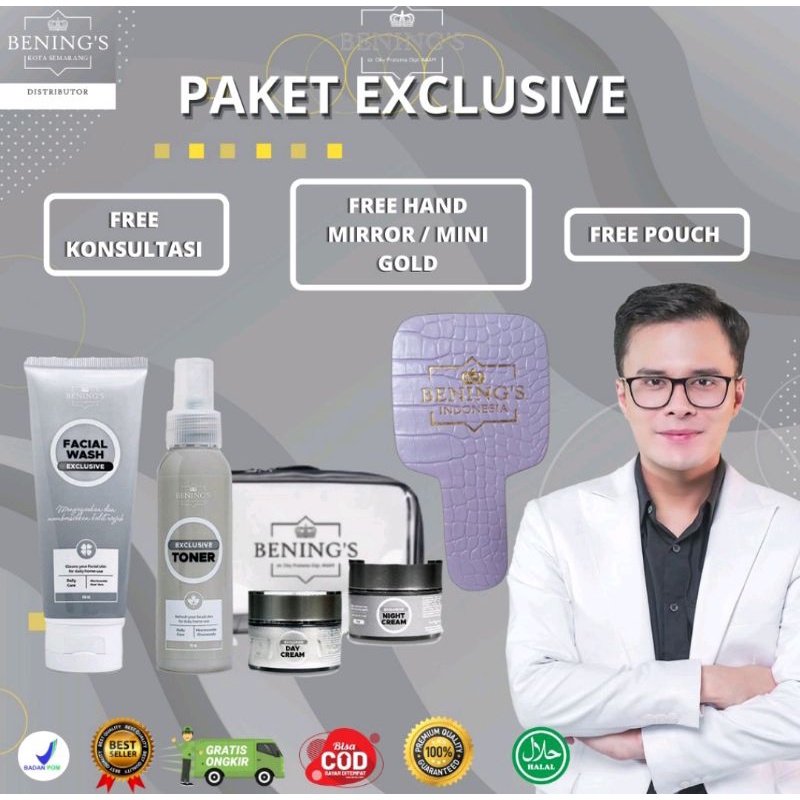 Jual PAKET EXCLUSIVE BENINGS SKINCARE BY DR OKY PRATAMA Shopee Indonesia