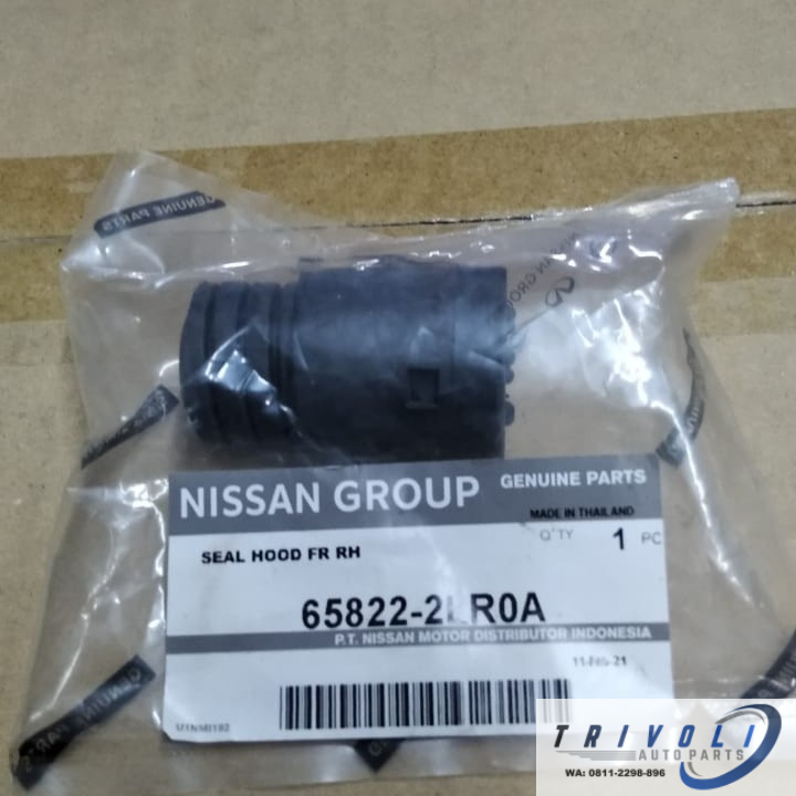 Jual KARET PENAHAN STOPPER KAP MESIN NISSAN MARCH K13 65822 2LR0A ORI