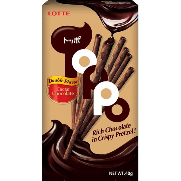 Jual Toppo Lotte Biskuit Stick Coklat Snack Cemilan Makanan Ringan