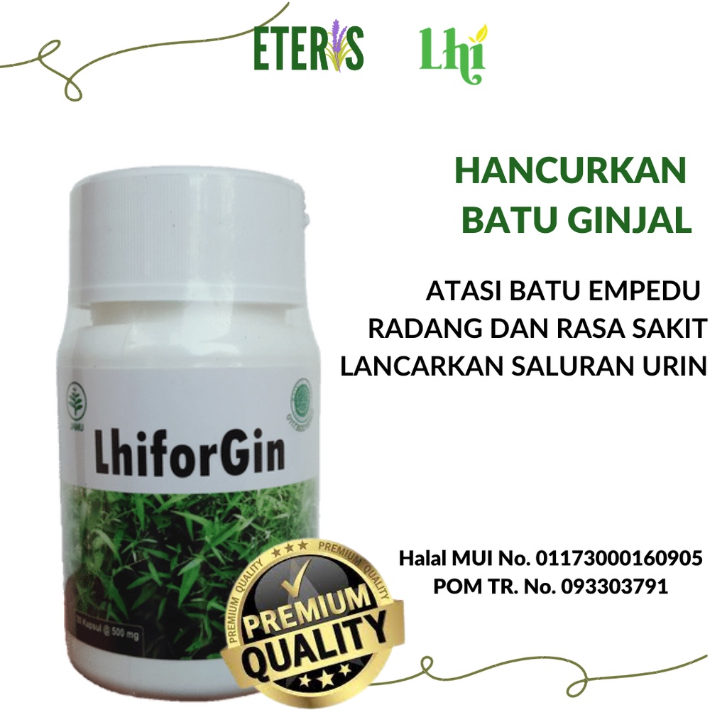 Jual Lhiforgin Liza Herbal Untuk Batu Ginjal Shopee Indonesia