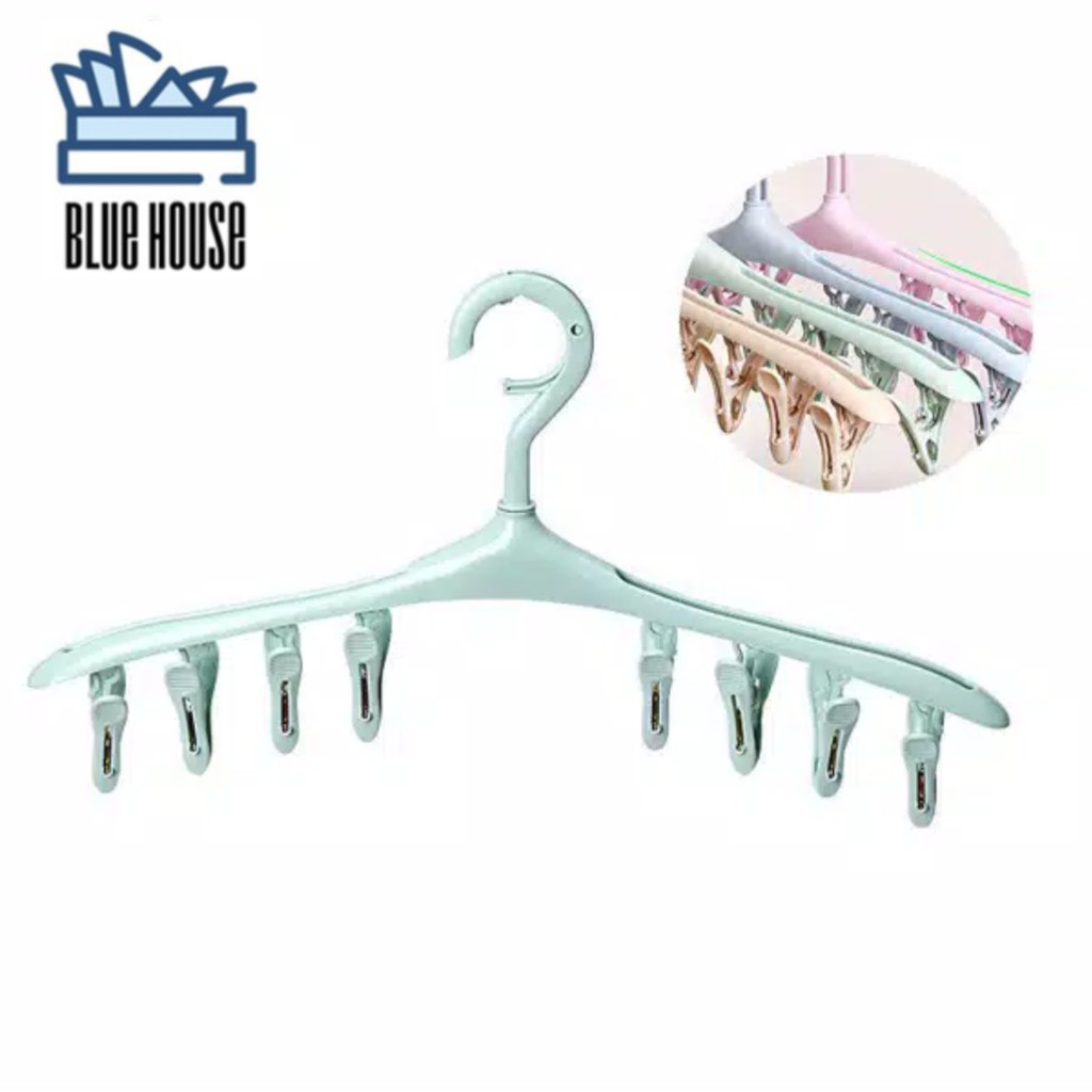 Jual Hanger Gantungan Jemuran Jepitan Baju Bayi Kaos Kaki CD 2 In 1