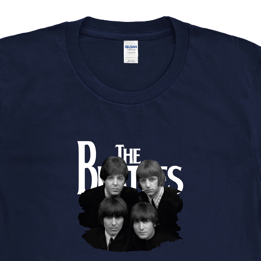 Jual Kaos Tokoh The Beatles Sablon Dtf Lengan Pendek Unik Keren