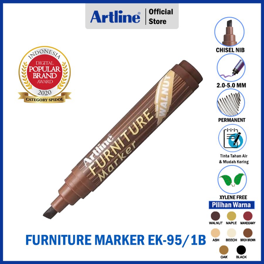 Jual Spidol Artline Furniture Permanent Marker Ek Shopee Indonesia