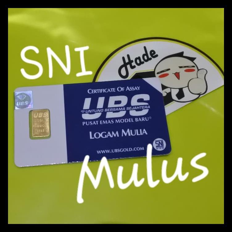 Jual Emas Ubs Gram Logam Mulia Sertifikat Ubs Bukan Antam Gram Gr