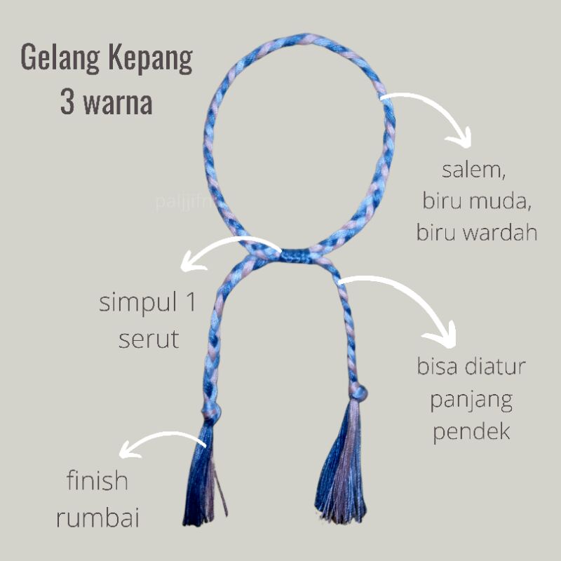 Jual Gelang Kepang Benang Warna Custom Polos Shopee Indonesia