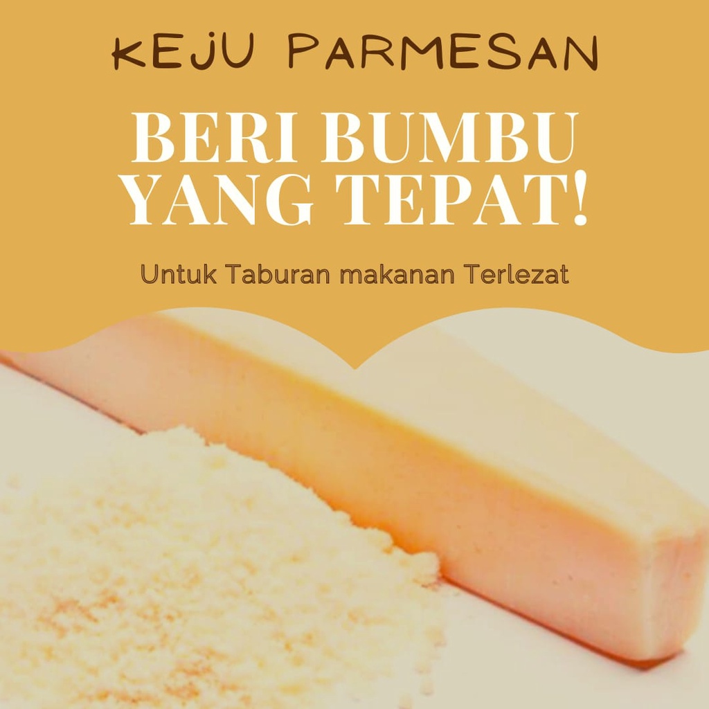 Jual Bumbu Tabur Rasa Keju Parmesan 100 Gram Jual Bubuk Tabur Parmesan