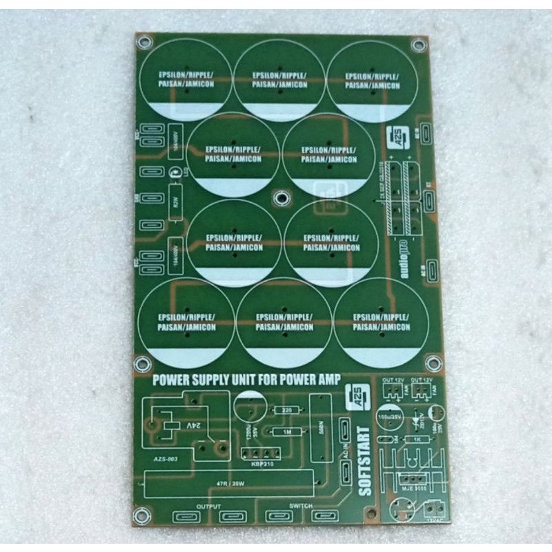 Jual PCB PSU 10 Elco Class AB Dan B Plus Softstart By AZS Shopee