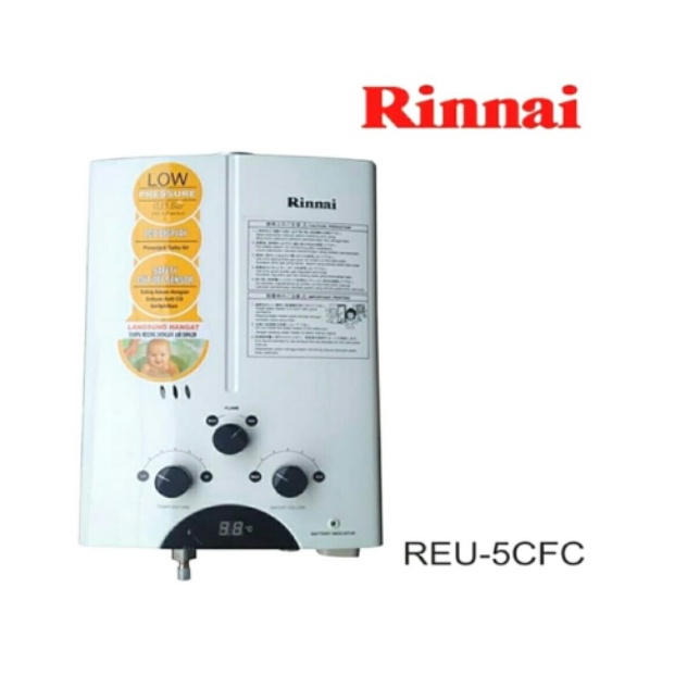 Jual Pemanas Air LPG Rinnai REU 5CFC Water Heater Gas Rinnai