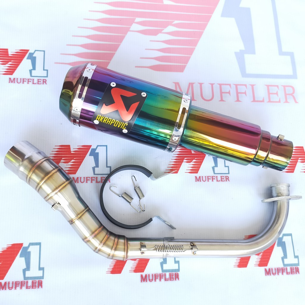 Jual Knalpot Racing Akrapovic GP M1 Nmax Aerox Pcx Adv Xmax Vario Lexi