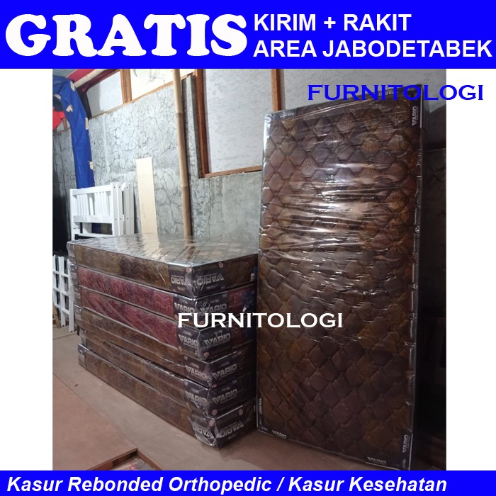 Jual Kasur Rebonded Orthopedic Kasur Keras Kesehatan 90x200 Shopee