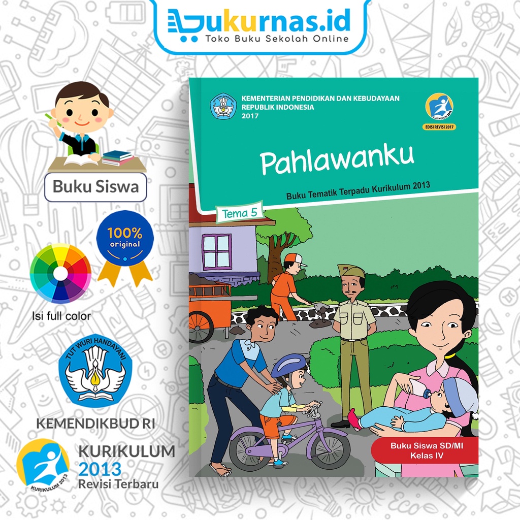 Jual Buku Tematik Sd Kelas Tema Pahlawanku K Revisi Terbaru