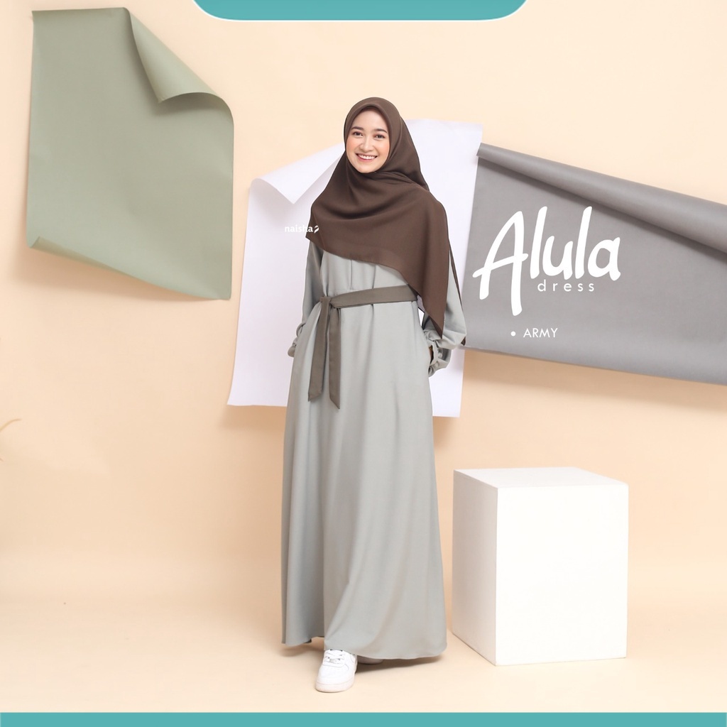 Jual Alula Dress By Naishaofficial Gamis Alula Alula Dress In