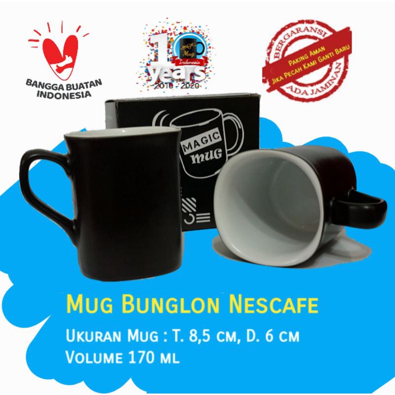 Jual Mug Bunglon Nescafe Cetak Shopee Indonesia