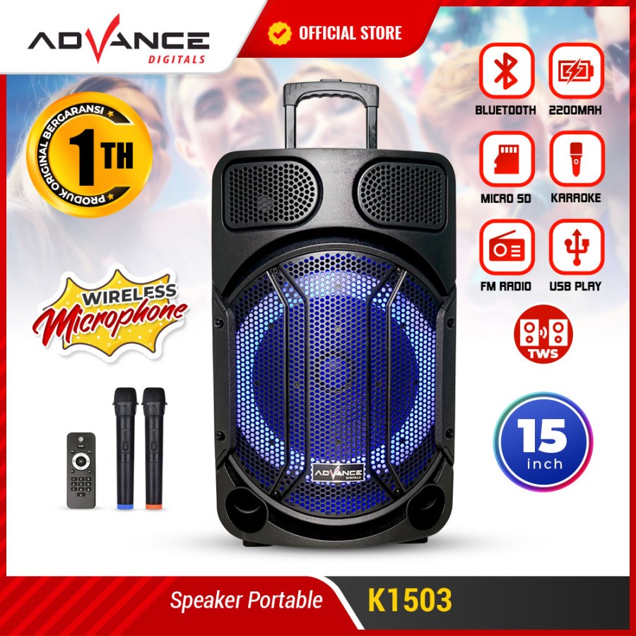 Jual Advance K New Speaker Meeting Bluetooth Inch Free Mic