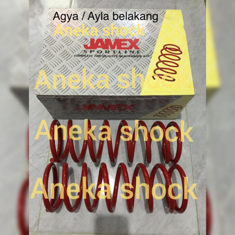 Jual Per Keong Tinggi Merk Jamex Toyota Agya Ayla Belakang Asli