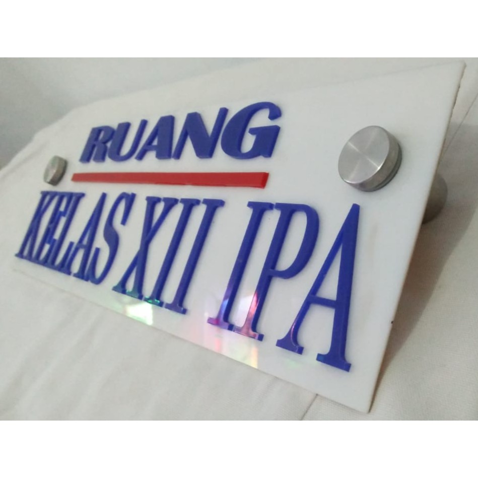 Jual Papan Nama Ruang Acrylic Timbul Sisi Shopee Indonesia