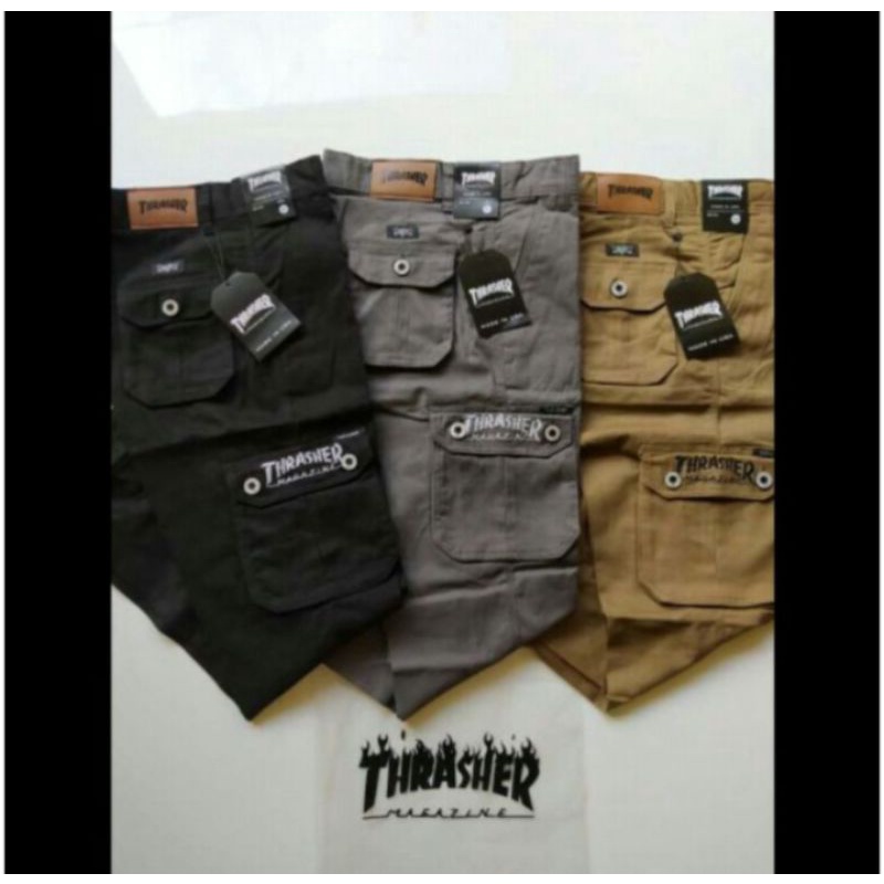 Jual Celana Panjang THRASHER Celana Cargo Panjang Pria Dewasa Shopee