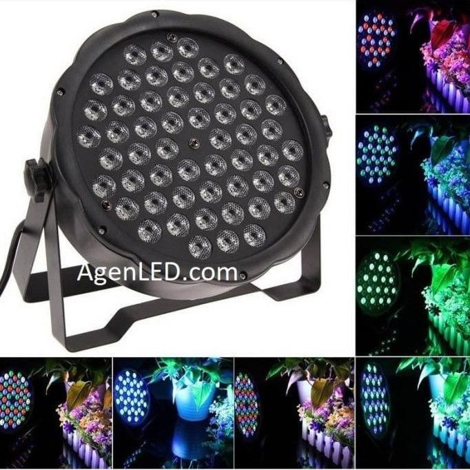 Jual Lampu Sorot Panggung Led Par Rgb Mata Disco Warna Warni Rgbw 54 W