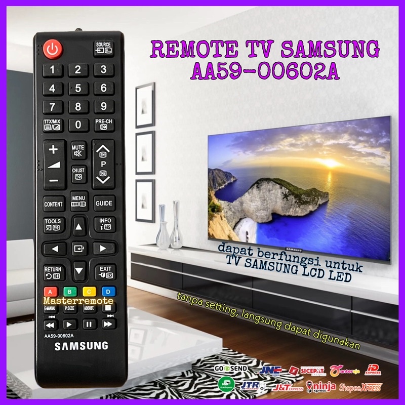 Jual Remot Remote Tv Samsung Lcd Led Aa A B Shopee Indonesia