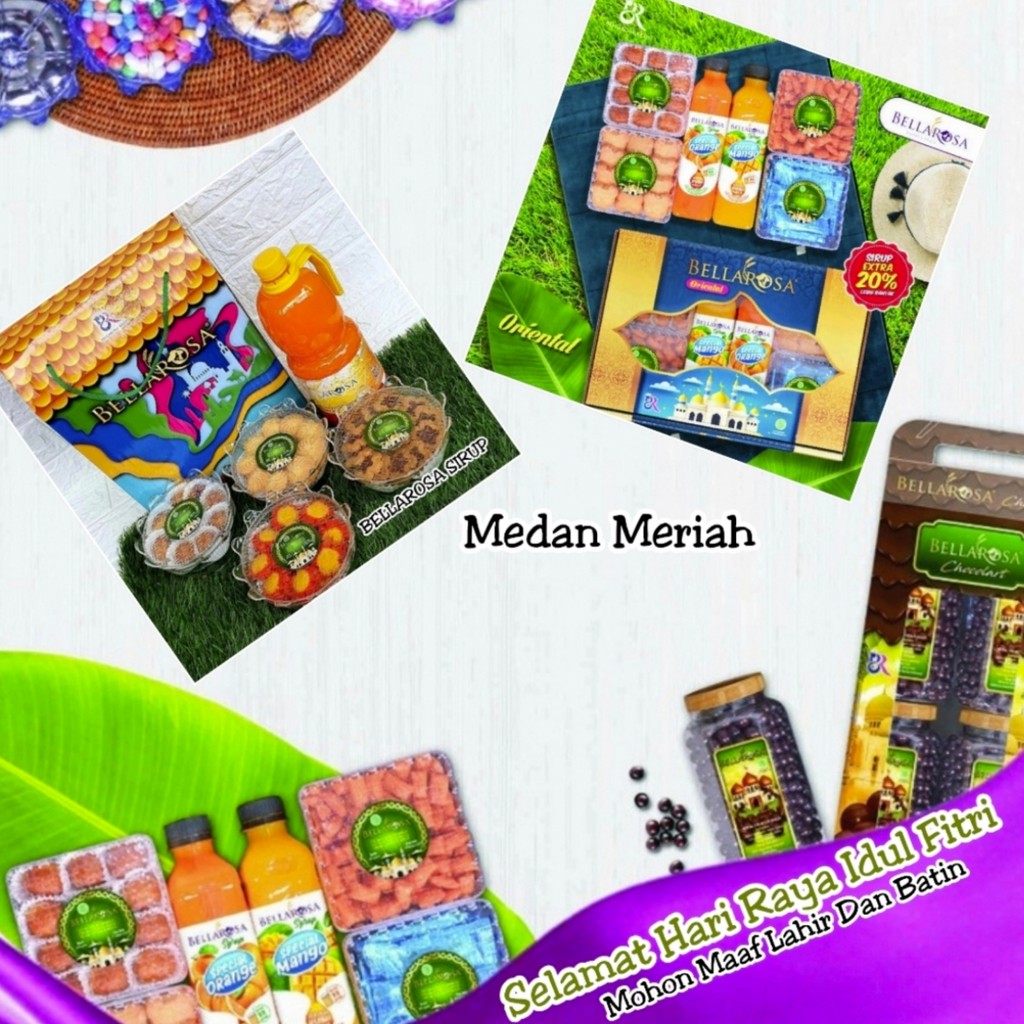 Jual Bellarosa Paket Kue Lebaran Cookies Kering Sirup Syrup Oriental