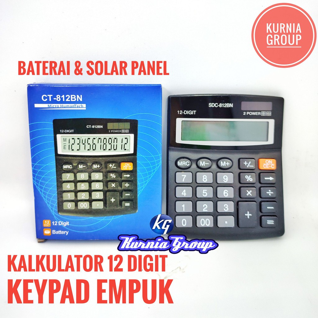 Jual Kalkulator Ct Bn Alat Mesin Hitung Digit Ukuran Sedang