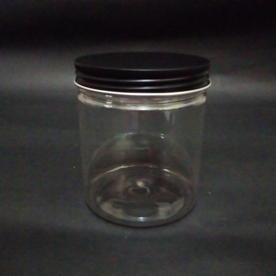 Jual Toples Plastik Tutup Alumunium Toples Bulat Jar Cylinder Ml