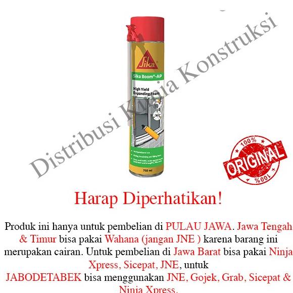 Jual Sikaboom Ap Expanding Foam Polyurethane Sika Boom Busa Pu Ml