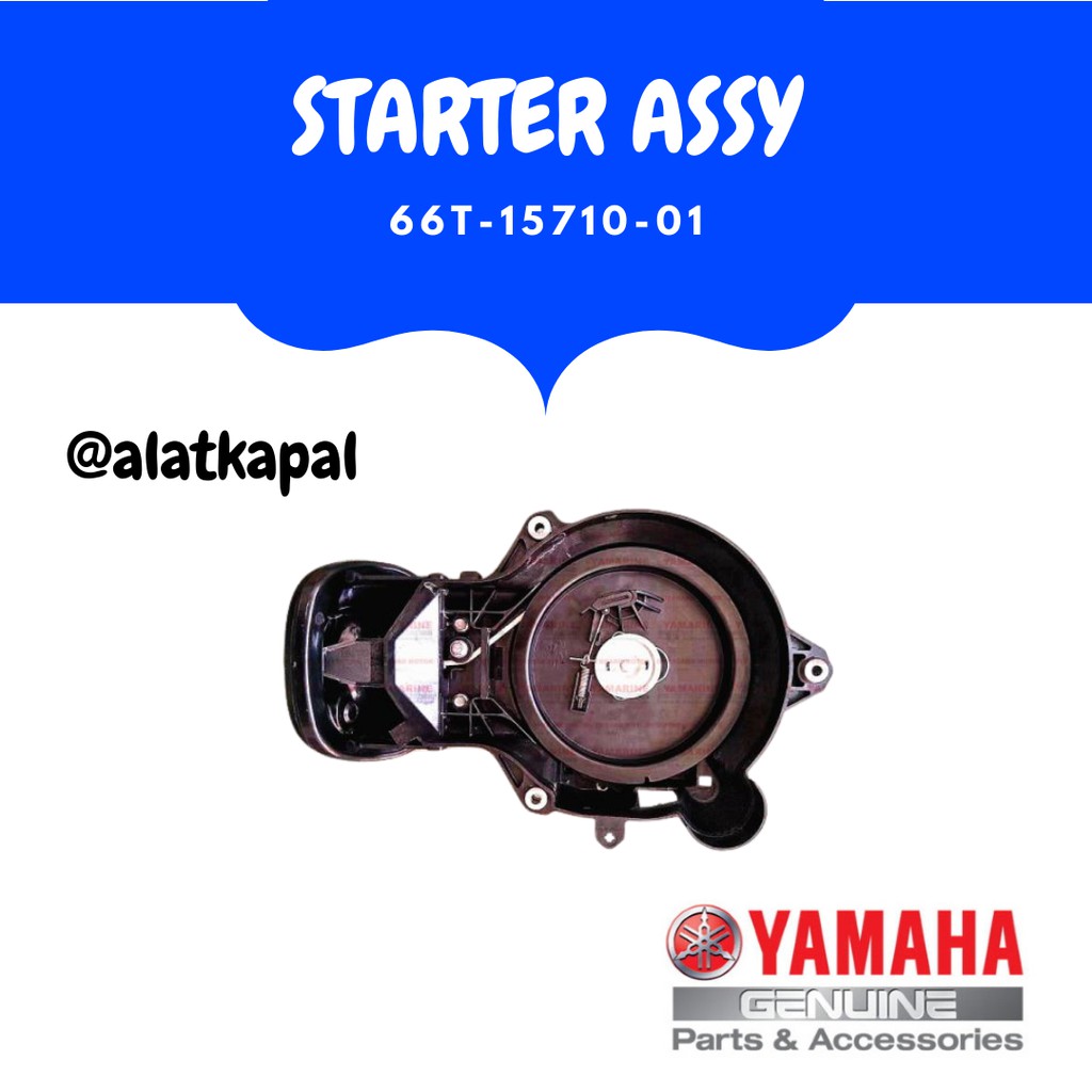 Jual STARTER ASSY 66t 15710 01 UNTUK MESIN TEMPEL YAMAHA 40PK Shopee